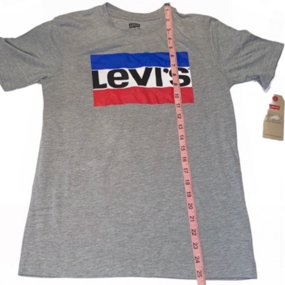 LEVI’S Dark Gray Kids T-shirt Boys Size Large 12-13 Years - Picture 5 of 11
